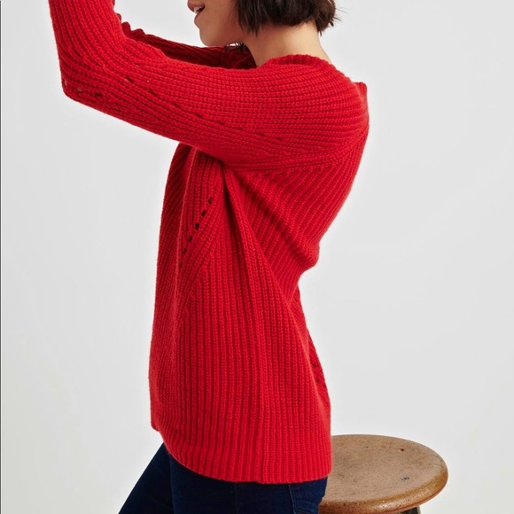 LUCKY 🍀 BRAND pullover pointelle sweater - Picture 5 of 12